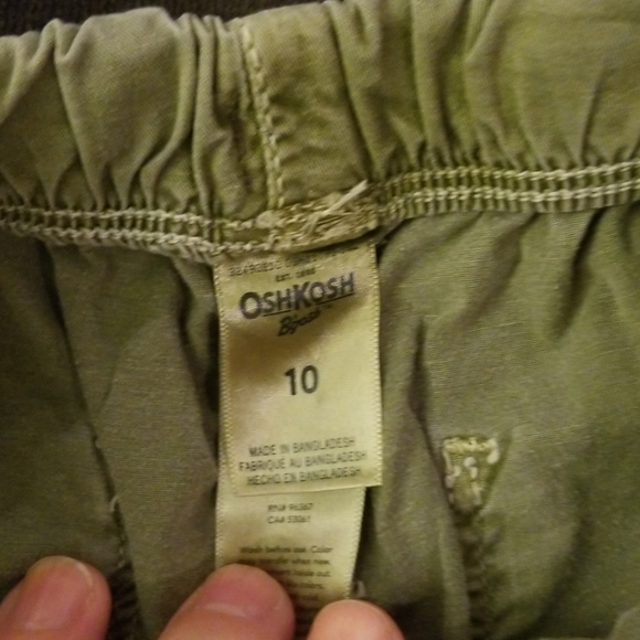 ⛔️SOLD⛔️OshKosh army green drawstring waist pants - Picture 3 of 3